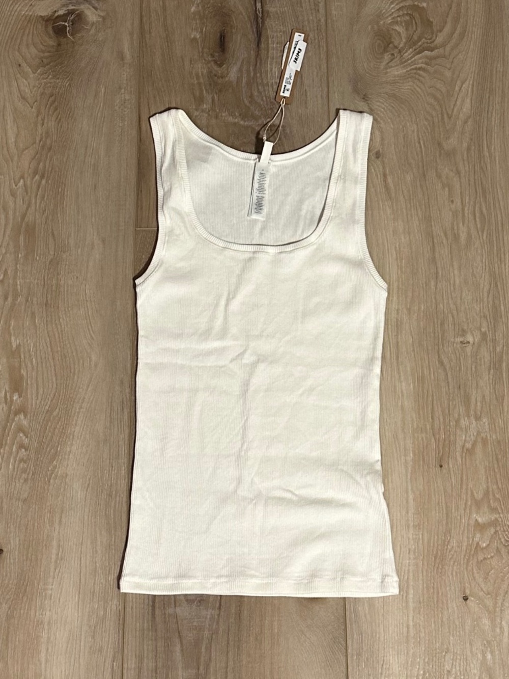 SKIMS Cotton Rib Long Tank - NWT